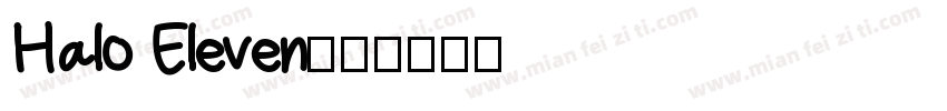 Halo Eleven字体转换